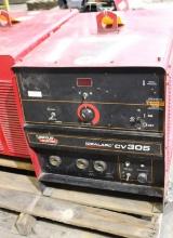 WELDER, LINCOLN IDEALARC CV305, MDL. K2400-1, max. amperage (MIG) 400 amp, input voltage, 208 v.,