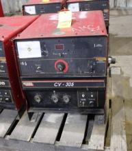 WELDER, LINCOLN IDEALARC CV305, MDL. K2400-1, max. amperage (MIG) 400 amp, input voltage, 208 v.,