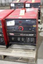 WELDER, LINCOLN IDEALARC CV305, MDL. K2400-1, max. amperage (MIG) 400 amp, input voltage, 208 v.,