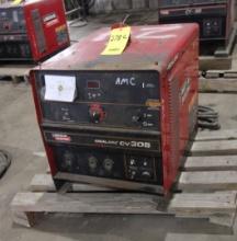 WELDER, LINCOLN IDEALARC CV305, MDL. K2400-1, max. amperage (MIG) 400 amp, input voltage, 208 v.,