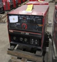 WELDER, LINCOLN IDEALARC CV305, MDL. K2400-1, max. amperage (MIG) 400 amp, input voltage, 208 v.,