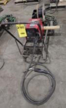 WIRE FEED, LINCOLN MDL. LF-74, w/ mobile cart & lead