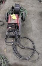 WIRE FEED, LINCOLN MDL. LF-74, w/ mobile cart & lead