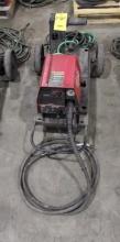 WIRE FEED, LINCOLN MDL. LF-74, w/ mobile cart & lead