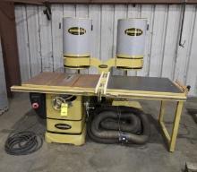 TABLE SAW, POWERMATIC MDL 2000, 230 v., 460 v., 5 HP, 3-phase, 50" RIP tbl. saw, w/ Accu-fence &