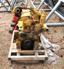 DIESEL ENGINE, CAT MDL. C4.4, 200 HP max., 609 lb-ft @ 1400 rpm, max. torque, S/N NR200129