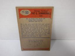 1955 BOWMAN #52 PAT SUMMERALL W/CREASES