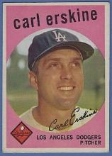 1959 Topps #217 Carl Erskine Los Angeles Dodgers