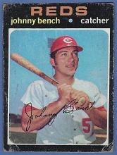 1971 Topps #250 Johnny Bench Cincinnati Reds