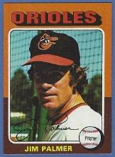 Sharp 1975 Topps #335 Jim Palmer Baltimore Orioles