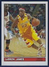 2005 Bazooka #50 Lebron James Cleveland Cavaliers
