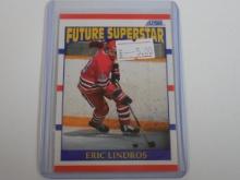 1990-91 SCORE HOCKEY ERIC LINDROS ROOKIE CARD HOF RC