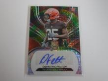 2021 PANINI SPECTRA DEMETRIC FELTON AUTOGRAPHED ROOKIE CARD PRIZM #D 16/25 BROWNS