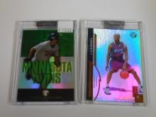 LOT OF TWO TOPPS PRISTINE UNCIRCULATED CARDS BASEBALL BASKETBALL