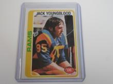 1978 TOPPS FOOTBALL JACK YOUNGBLOOD LOS ANGELES RAMS