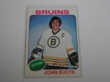 1975-76 TOPPS HOCKEY #9 JOHN BUCYK BOSTON BRUINS