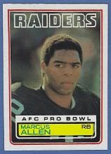 Sharp 1983 Topps #294 Marcus Allen RC Oakland Raiders