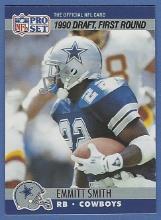 High Grade 1990 Pro Set #685 Emmitt Smith RC Dallas Cowboys