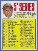 1967 Topps #361 Roberto Clemente Checklist Unmarked