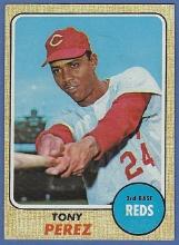 1968 Topps #130 Tony Perez Cincinnati Reds