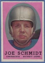 Nice 1958 Topps #3 Joe Schmidt Detroit Lions
