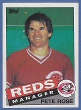 Sharp 1985 Topps #547 Pete Rose Cincinnati Reds