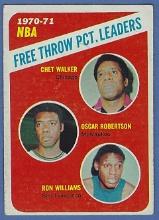1971-72 Topps #141 Free Throw Leaders Oscar Robertson