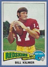 Nice 1975 Topps #480 Bill Kilmer Washington Redskins