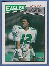 1987 Topps #296 Randall Cunningham RC Philadelphia Eagles