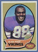 1970 Topps #59 Alan Page RC Minnesota Vikings