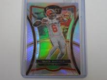 2019 PANINI SELECT BAKER MAYFIELD SILVER PRIZM BROWNS