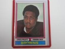 1974 TOPPS FOOTBALL GREG PRUITT ROOKIE CARD