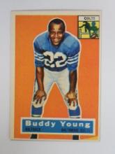 1956 TOPPS FOOTBALL #96 BUDDY YOUNG BALTIMORE COLTS VERY NICE