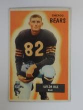 1955 BOWMAN FOOTBALL #33 HARLON HILL ROOKIE CARD CHICAGO BEARS VINTAGE
