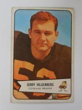 1954 BOWMAN FOOTBALL #95 JERRY HILGENBERG ROOKIE CARD CLEVELAND BROWNS