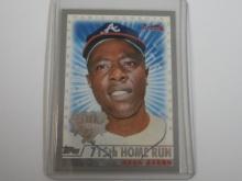 2000 TOPPS OPENING DAY HANK AARON MAGIC MOMENTS HOME RUN 715 BRAVES