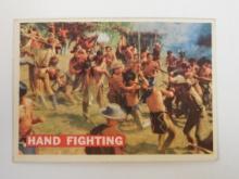 1956 TOPPS DAVEY CROCKETT SERIES 1 #20 HAND FIGHTING