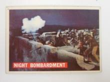 1956 TOPPS DAVEY CROCKETT SERIES 1 #58 NIGHT BOMBARDMENT