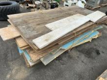 Pallet Of Miscellaneous Plywood & insulation