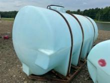 1600 Gallon Horizontal Leg Storage Tank With Frame & Hoops