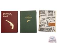 Lot of Three Hardback Books on Remington Rolling Block Rifles and Colt Revolvers