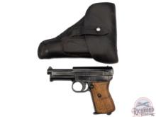Waffenfabrik Mauser Early 1914 .32 ACP / 7.65 Semi-Auto Pistol with Leather Holster