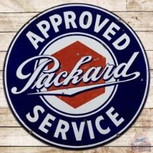 Packard Approved Service 42" DS Porcelain Sign