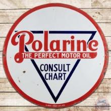 Polarine The Perfect Motor Oil 42" SS Porcelain Sign