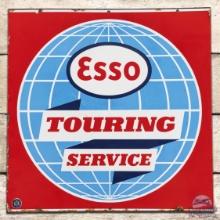 1963 Esso Touring Service DS Porcelain Sign
