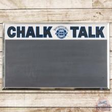 Chevrolet Super Service Chalk Talk SS Tin Sign w/ Logo
