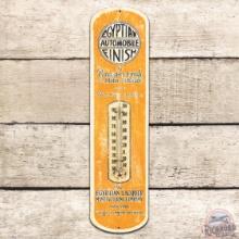 Egyptian Automobile Finish Wooden Advertising Thermometer Sign