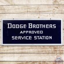 Dodge Brothers Approved Service Station DS Porcelain Sign
