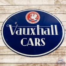 Vauxhall Cars SS Porcelain Sign w/ Griffin Logo