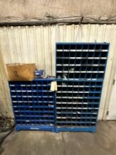 Lot of 2: Fastenal Cabinets with Misc. Nuts and Bolts - See Photo